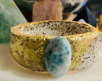 Bracciale in argilla Larimar