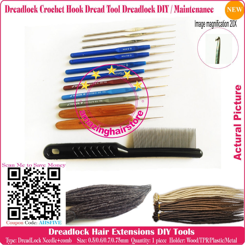 Dreadlocks Crochet Hook 0.5mm Triple Hook for Making and Maintaining  Dreadlocks by Dread Empire 
