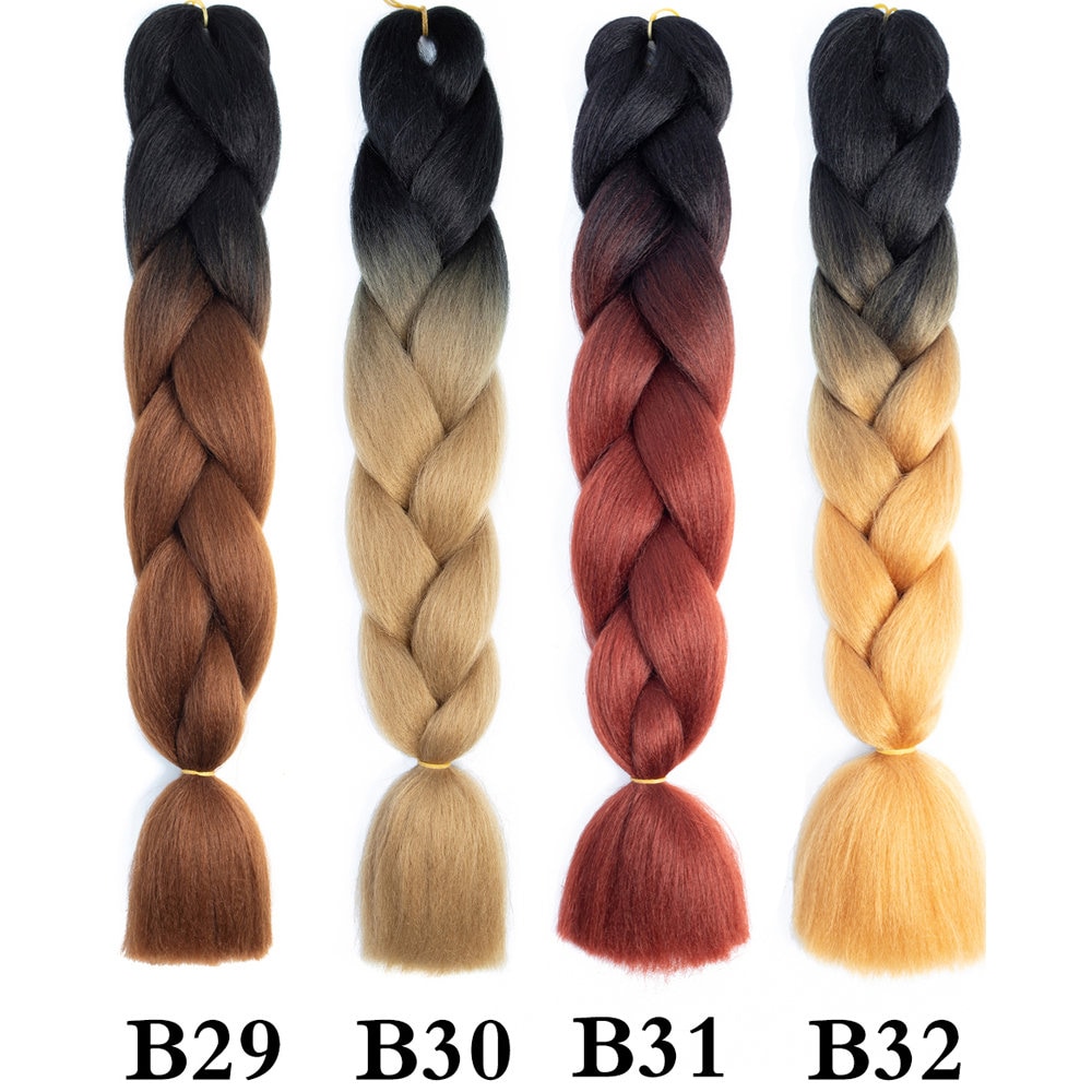 Color B1 B50 of 170 Color High Quality Braiding Hair 24 Inch - Etsy