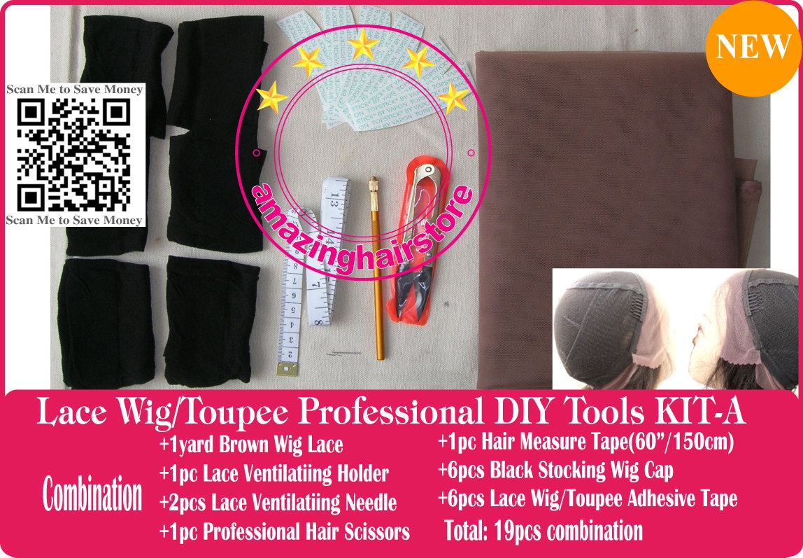 Qfitt Lace Wig Ventilating Needle Making/Repair DIY Tool - 1 Pc.