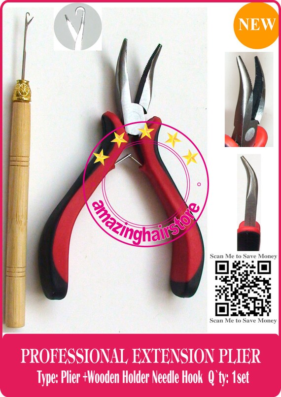 250 Silicone Micro Beads + Tool Kit For Feather Hair Extensions - Includes Pliers & Loop Hook