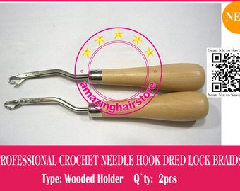 24 pieces High Quanity Latch Crochet Hair Needle Hook Dreadlock Dread Lock Tools professional Rugs Carpet making-FREE SHIPPING