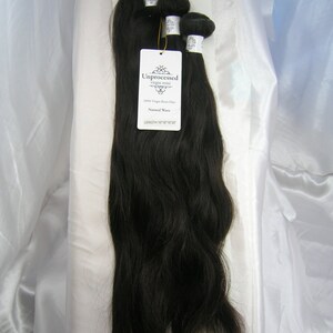 16181820 4 Bundles 100% Unprocessed Virgin Brazilian Natural Wave Remy Human Hair Extensions FREE SHIPPING image 2