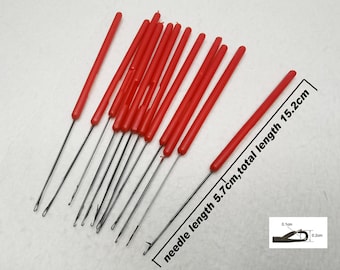24 pieces Brand NEW Smallest Latch Crochet Hook Needle for Nano Ring /Beads /Bracelet /Necklace /Jewelry/Dreadlocks