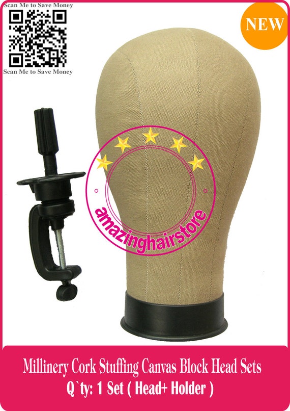 Cheap Price High Quality Hair Extension Tools Canvas Cork Block