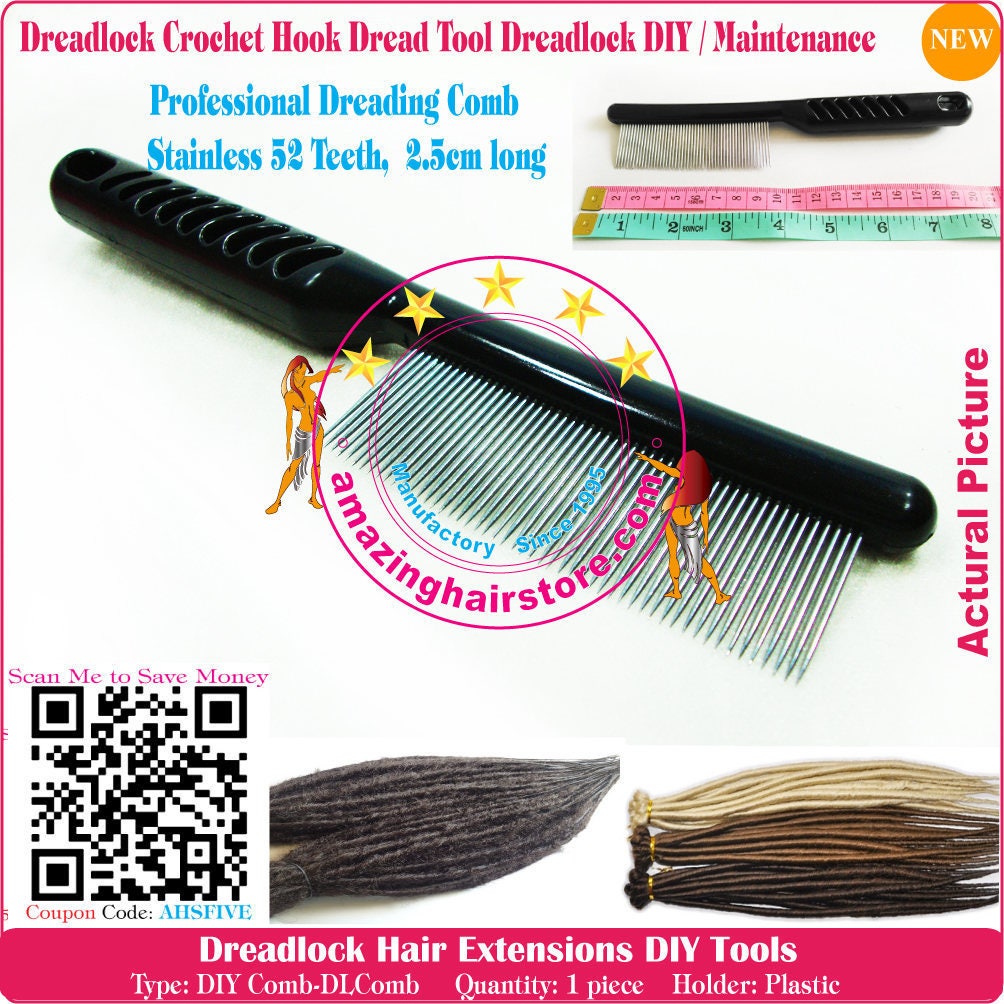 6 Pcs Professional Dreadlocks Dread Needle for Dreadlocks Hair 