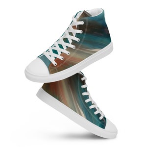 Women’s high top canvas shoes