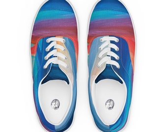 Men’s lace-up canvas shoes
