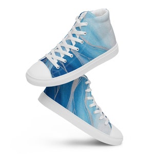 Men’s high top canvas shoes