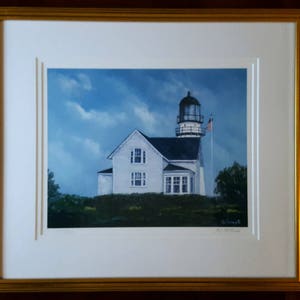 cape elizabeth Lighthouse, framed artwork