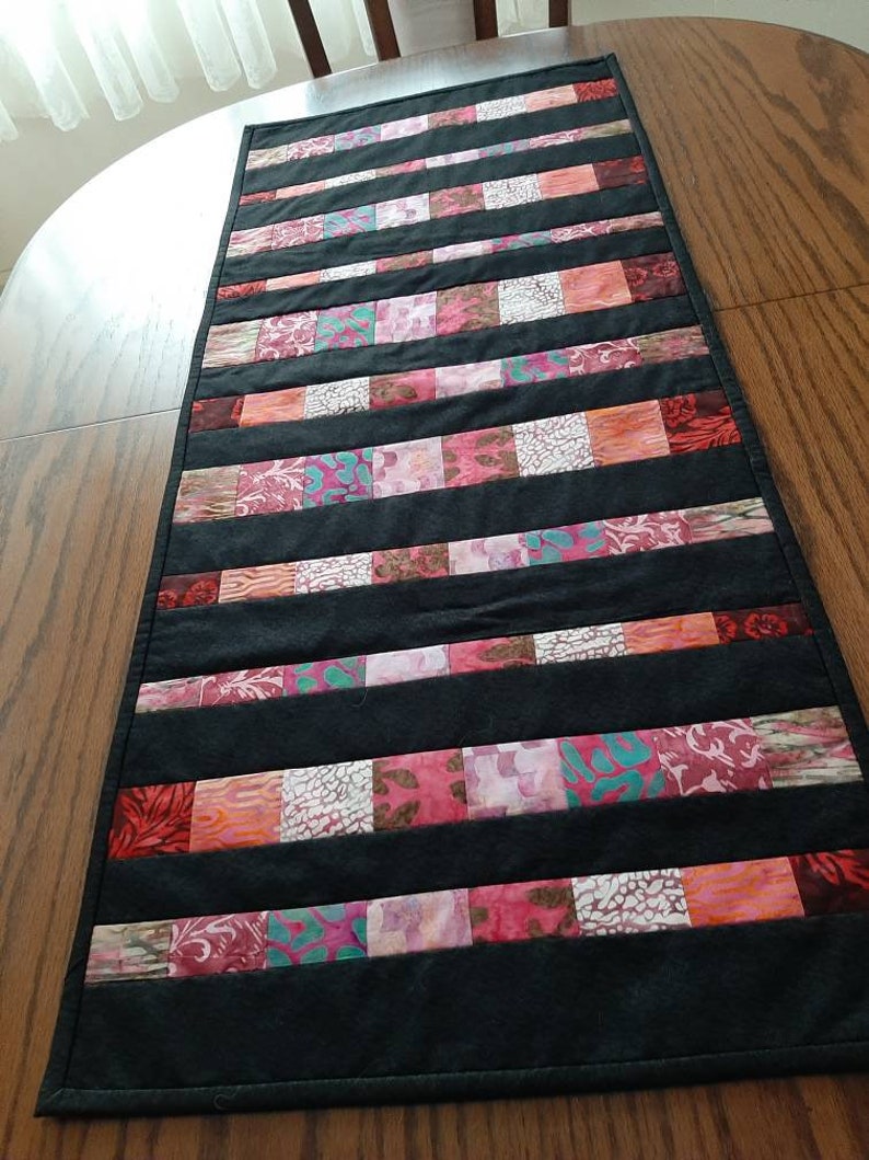 Beginner Friendly Quilt as You Go QAUG Strip Table Runner Etsy Australia