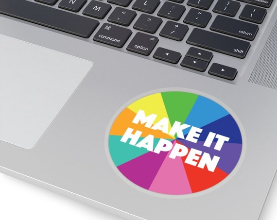 Make It Happen Kiss-Cut Stickers