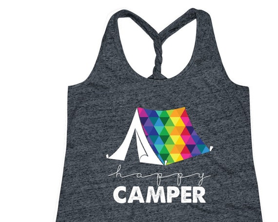 Happy Camper Women's Cosmic Twist Back Tank Top