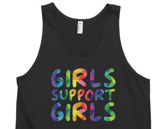 Classic tank top (unisex) Girls Support Girls Tank Top