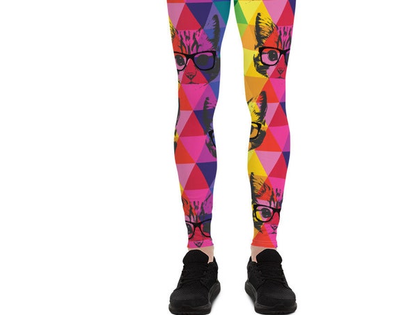 Colorful Cat's Men's Leggings