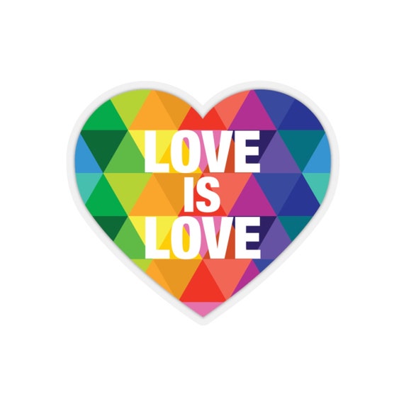 Love is Love Kiss-Cut Stickers