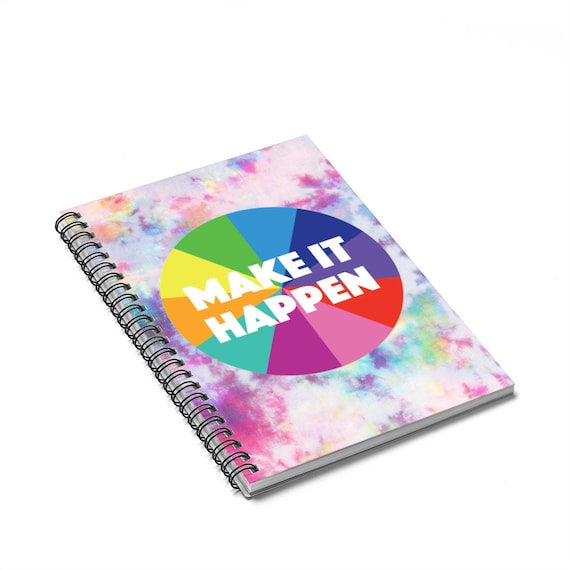 Make It Happen Spiral Notebook - Ruled Line