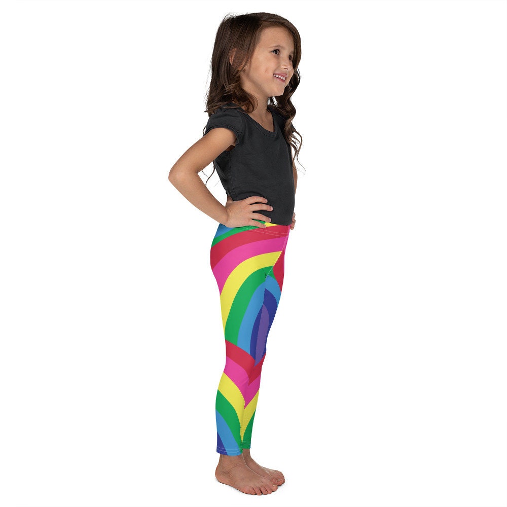 Kleurrijke regenboog Kid's legging superzachte Pant - Etsy Nederland