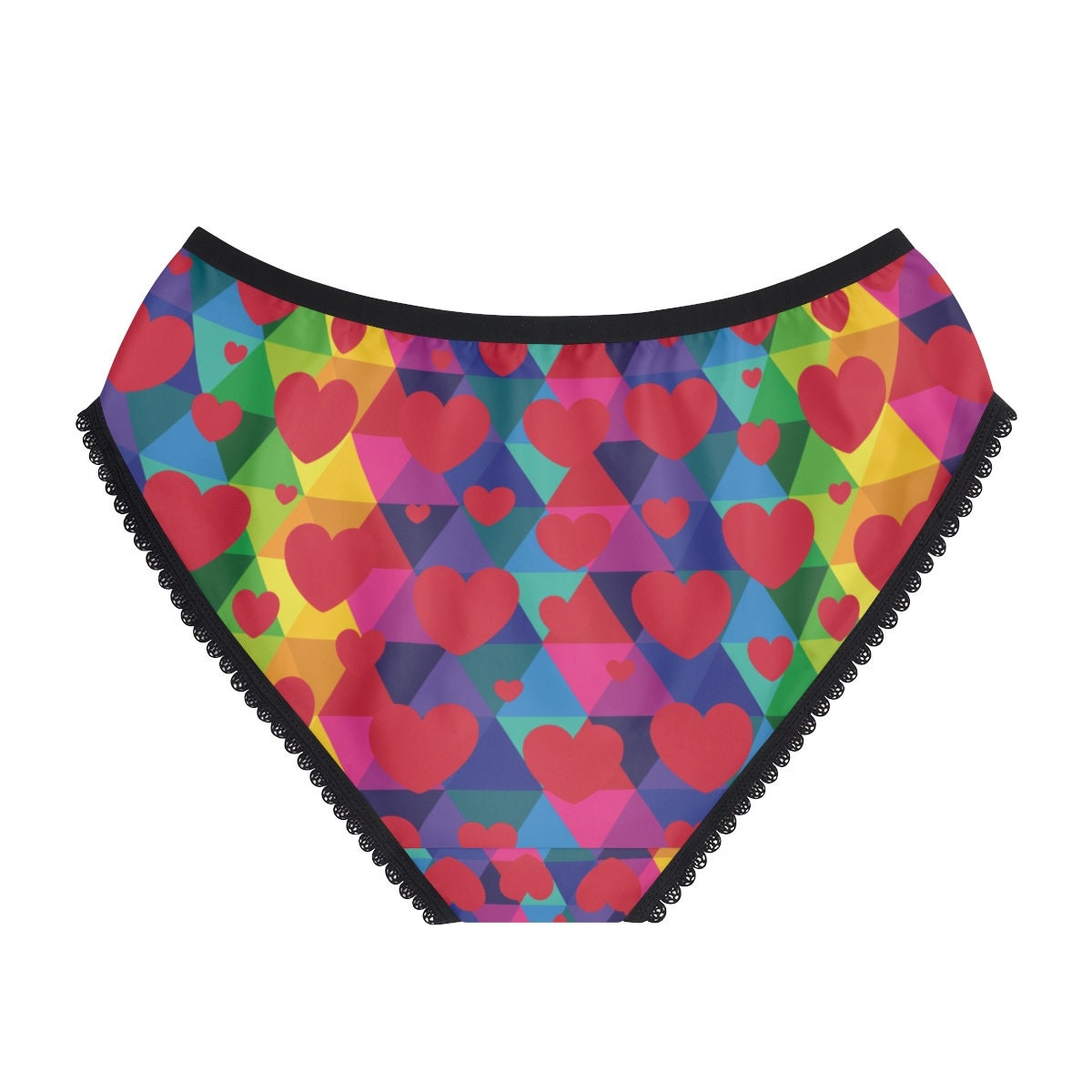 Ladies Briefs, Women's Hearts Panties, Tasteful Anniversary Gift for Her,  Wife, Girlfriend