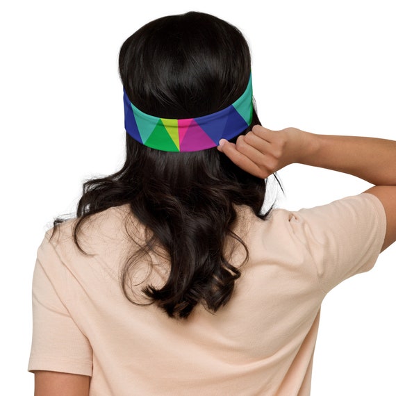 Rainbow Headband - Colorful Fun - Sweat and Stay Cool