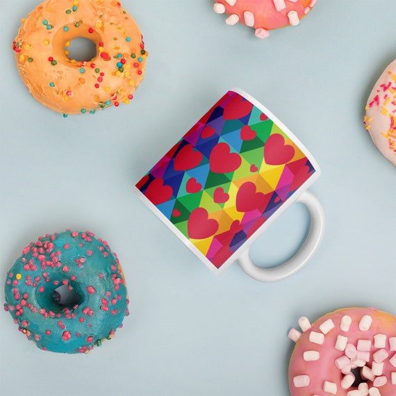 Colorful Heart Mug