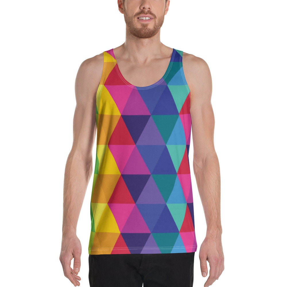 Geometric Unisex Tank Top