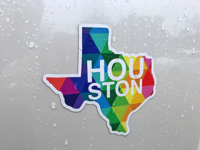 Houston Texas Car Magnet or Fridge Magnet Custom Houston Decal Texas State Magnet Houston Texas Born and Raised HTX/H Town Texas Gifts image 2