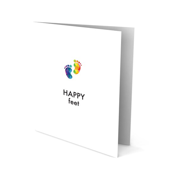 New Baby Greeting Card with Tiny Toes!