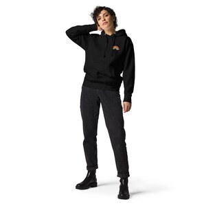 Rainbow Embroidery Unisex Hoodie