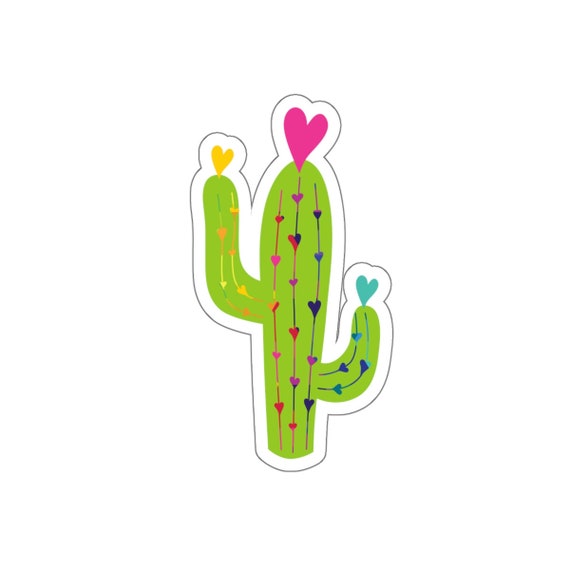 Cactus Love Kiss-Cut Stickers