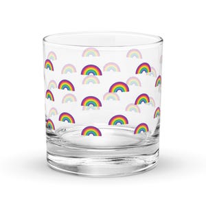 Rainbow Rocks Glass - Fun Quirky Glassware