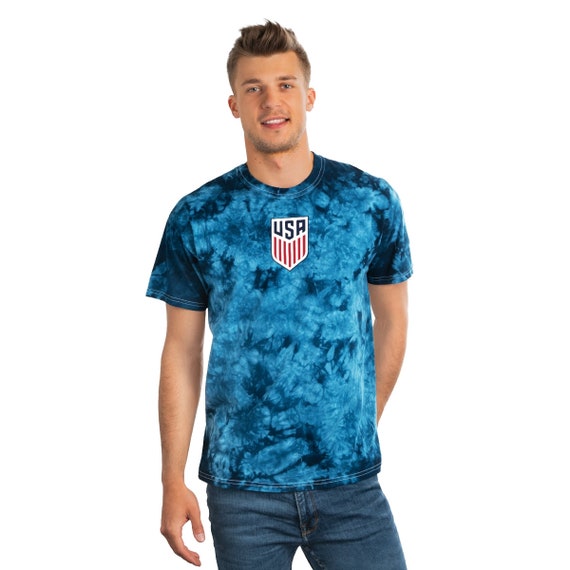 Tie-Dye Tee, Crystal - Go USA!