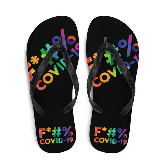 The Best Colorful Flip-Flops Ever for the Beach or the Pool - Rainbow Words for the Rebel Hippie