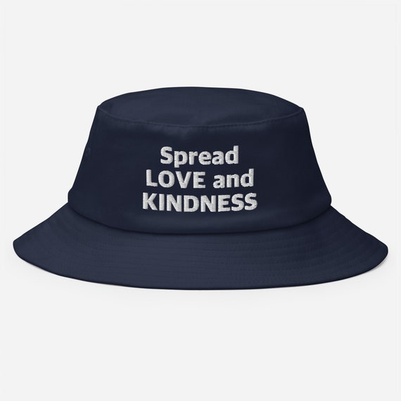Spread Love and Kindness Old School Bucket Hat - Love for Everyone