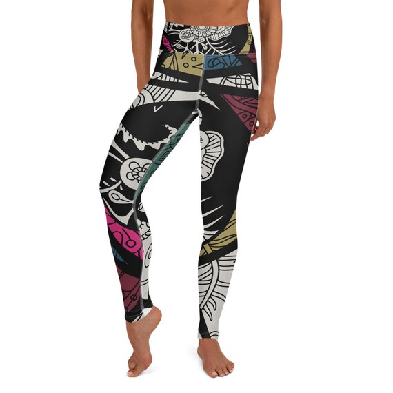 Mosaic Yoga Leggings Design by BeachBum