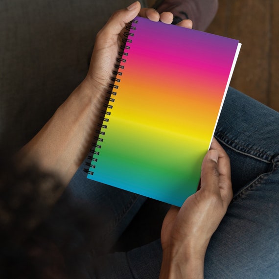 The Rainbow Aura Spiral notebook