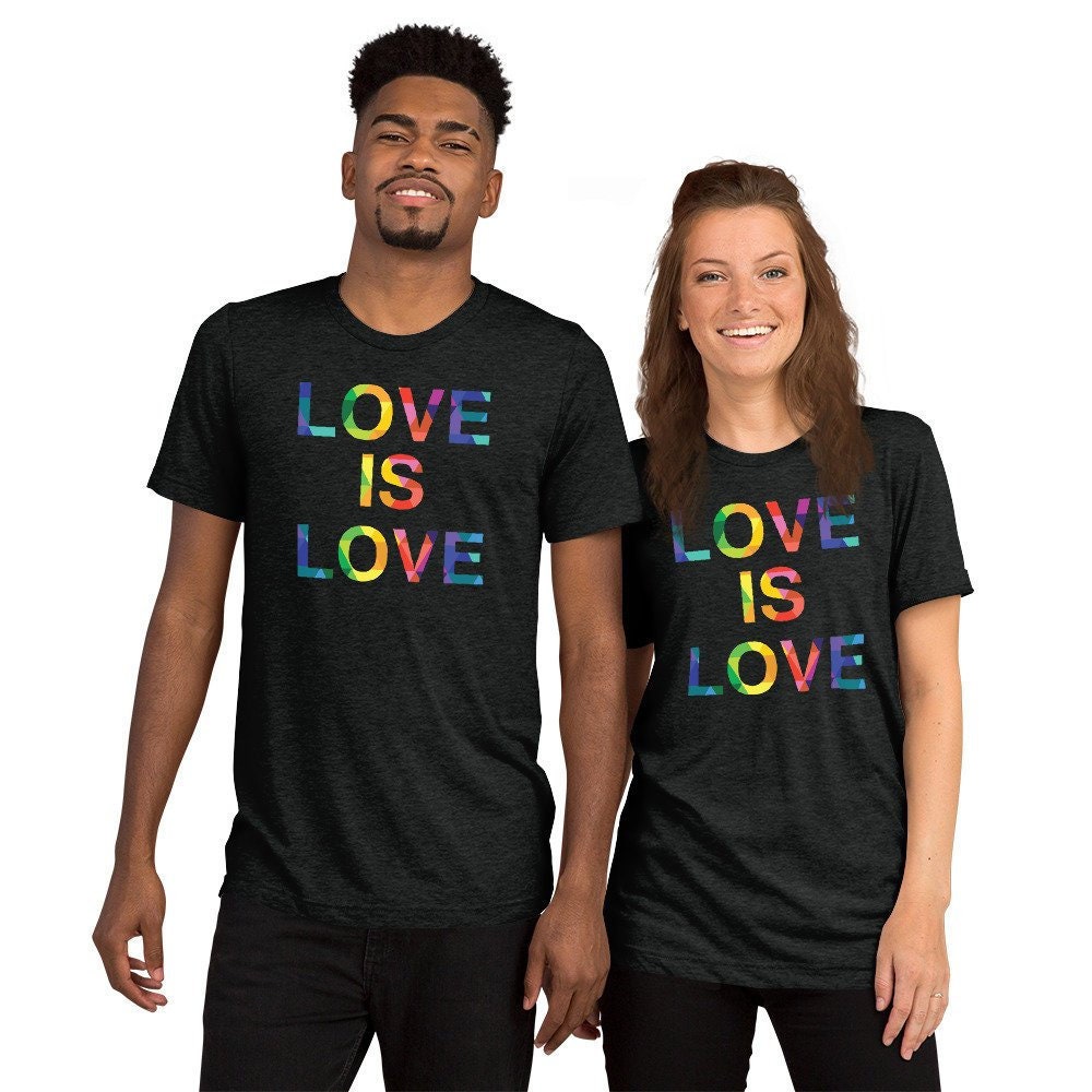 Love is Love Tshirt Rainbow Pride Tee Equality Apparel Love Gifts ...