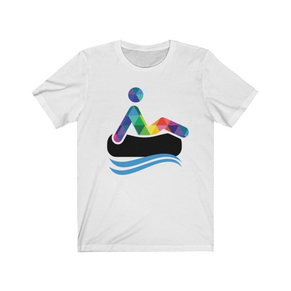 River Tubing Unisex Jersey Short Sleeve Tee Camping Tshirt