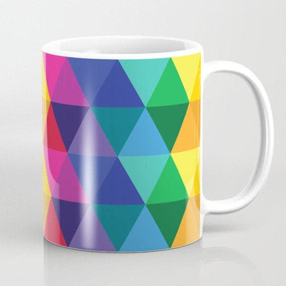 Geometric Galaxy Mug - All the Colors of the Rainbow