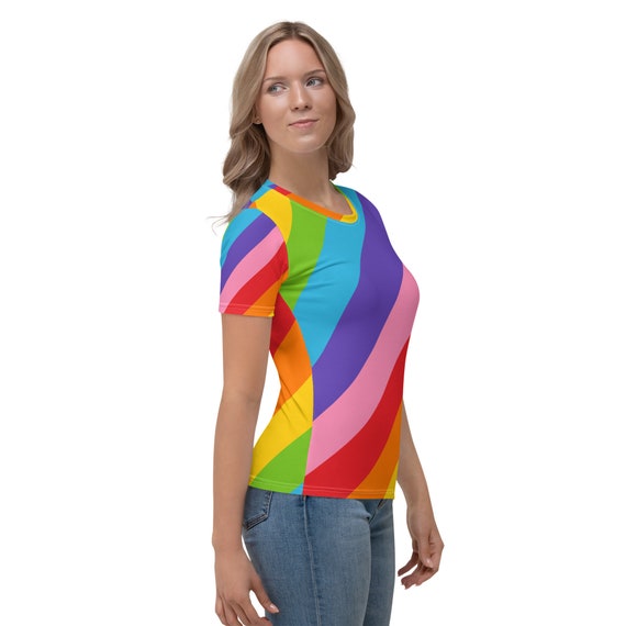 Rainbow Striped Women's T-shirt