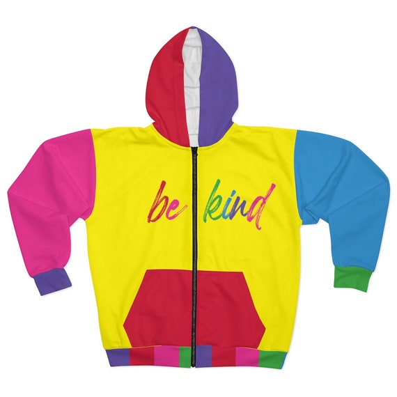 Colorful Unisex Zip Hoodie