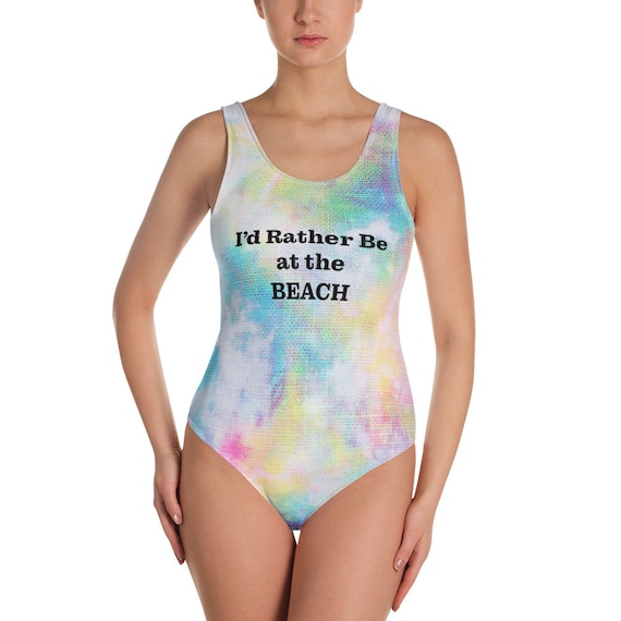 The Beach Collection: I'd Rather Be at The Beach One-Piece Swimsuit