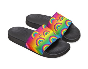 Raining Rainbows Women's Slide Sandals