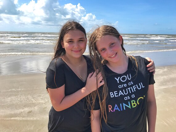 Special Edition! You are as Beautiful as a Rainbow Pride Tshirt Gay Lesbian Tees LGBT Equality Apparel Gifts