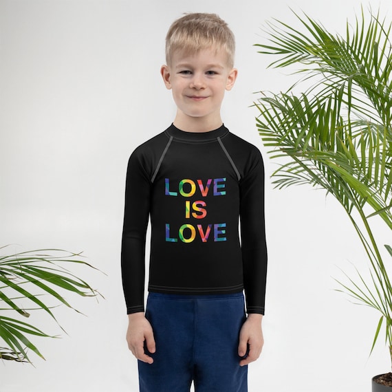 Love is Love Kids Rash Guard