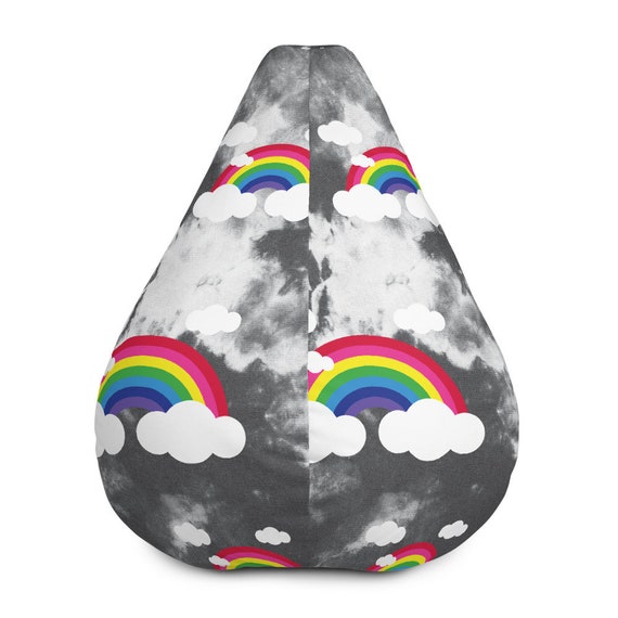 Tie Dye Collection: Rainbows Galore Bean Bag Chair w/ filling