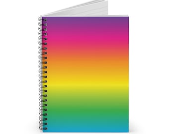 The Rainbow Aura - Spiral Notebook - Ruled Line