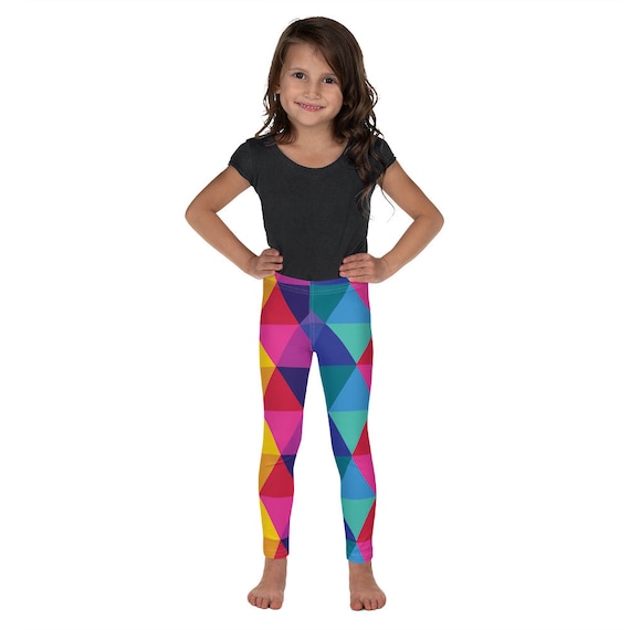 The Kaleidoscope Kid's Leggings - Colorful Rainbow Leggings