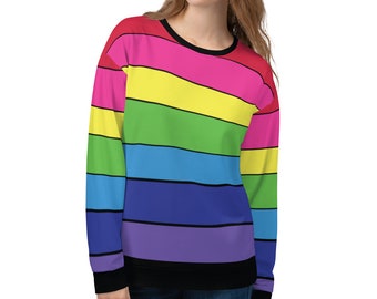 The Striped Rainbow Unisex Sweatshirt