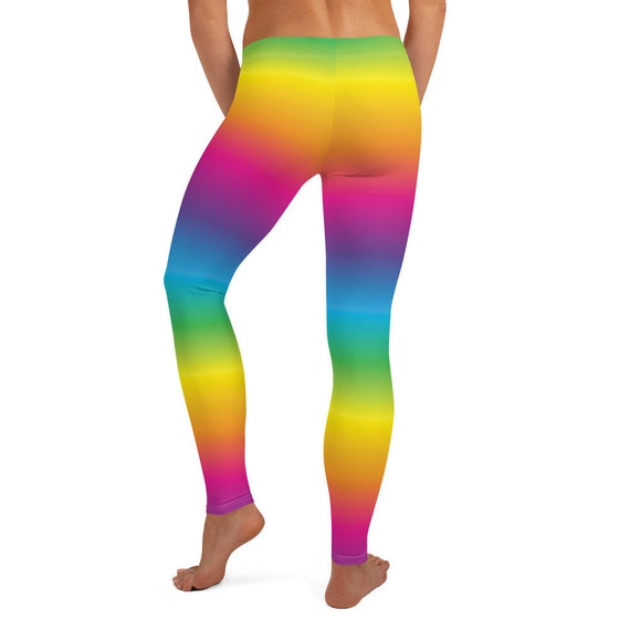 The Rainbow Aura - Colorful Leggings